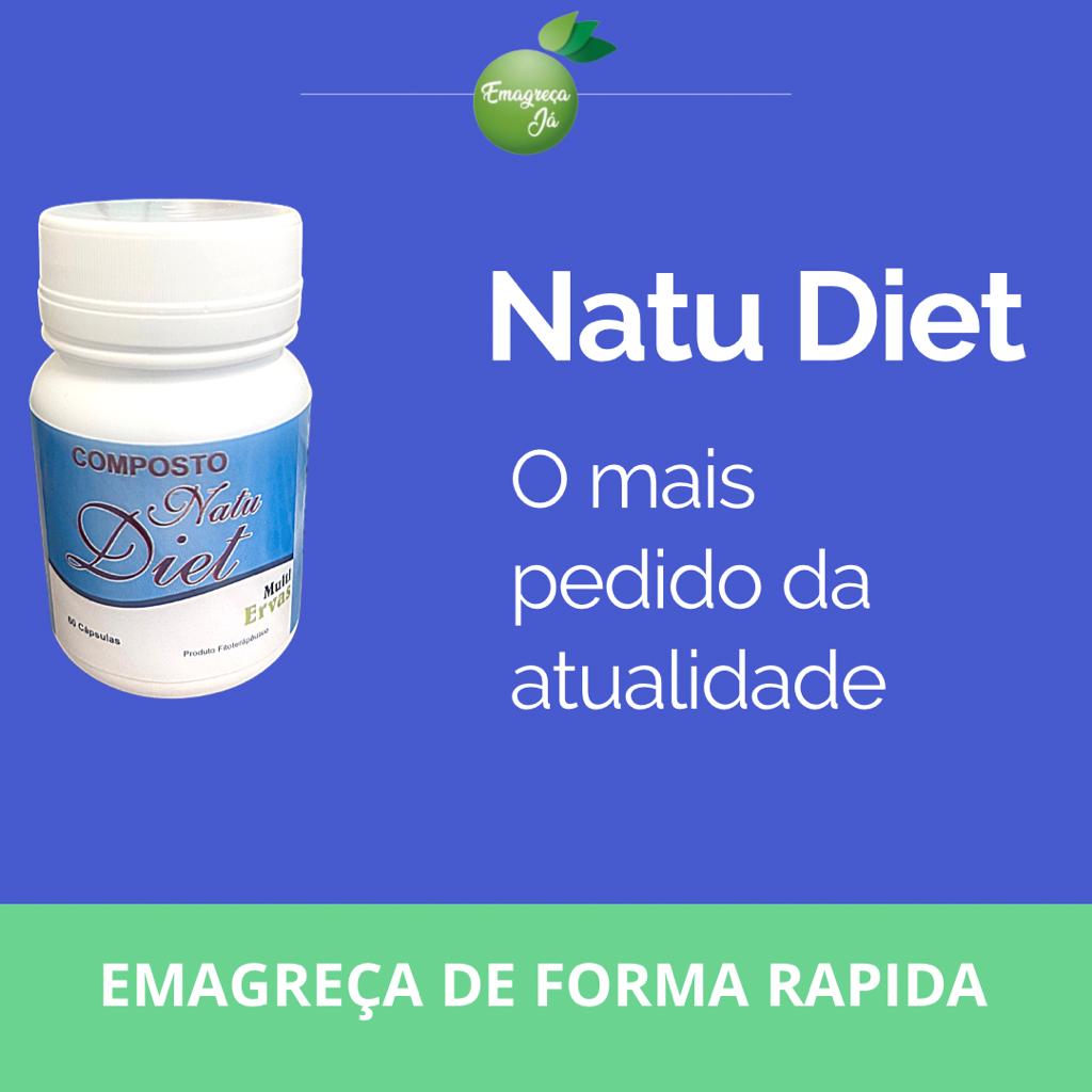 Pote Natu Diet 60 Caps Emagrecedor 100% Original 